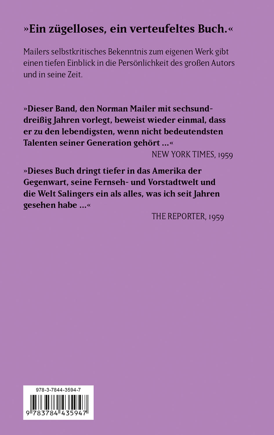 Reklame für mich selber